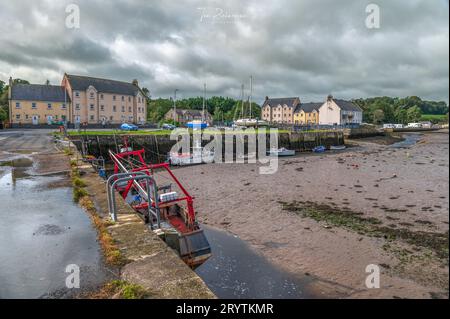 Garlieston Harbour, Garlieston in der Nähe von Newton Stewart in Dumfries und Galloway, Schottland. Stockfoto