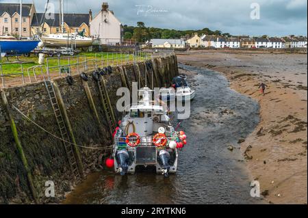 Garlieston Harbour, Garlieston in der Nähe von Newton Stewart in Dumfries und Galloway, Schottland. Stockfoto