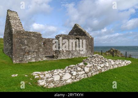 St. Ninians Kapelle auf der Isle of Whithorn in Galloway Stockfoto