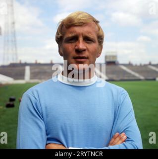 Dateifoto vom 01.07.1969 von Francis Lee, Manchester City. Der ehemalige Manchester City-Spieler und Vorsitzende Francis Lee ist im Alter von 79 Jahren gestorben, teilte der Verein mit. Ausgabedatum: Montag, 2. Oktober 2023. Stockfoto