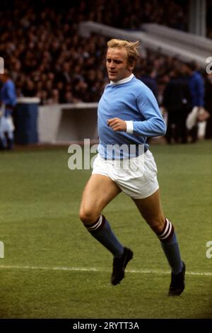 Dateifoto vom 23.08.1969 von Francis Lee, Manchester City. Der ehemalige Manchester City-Spieler und Vorsitzende Francis Lee ist im Alter von 79 Jahren gestorben. Ausgabedatum: Montag, 2. Oktober 2023. Stockfoto