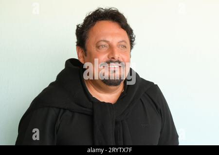 Enrico Brignano nimmt am Fototermin des Films Volevo un figlio maschio auf der Paparazzi Terrace des Visconti Le Meridien Palace Hotel Teil. (Foto: Mario Cartelli/SOPA Images/SIPA USA) Stockfoto