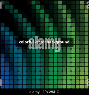 Abstrakter Mehrfarbiger Hintergrund Mit Mosaikstruktur Stock Vektor