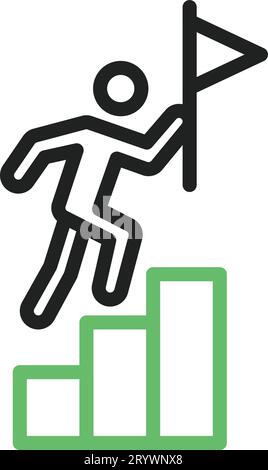 Vektorbild des Führungssymbols. Stock Vektor