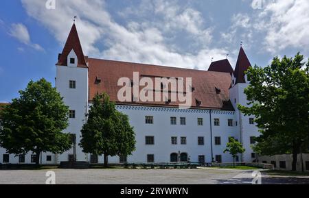 Neues Schloss in Ingolstadt an der Donau in Oberbayern Stockfoto