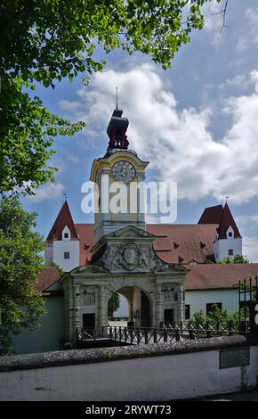 Neues Schloss in Ingolstadt an der Donau in Oberbayern Stockfoto