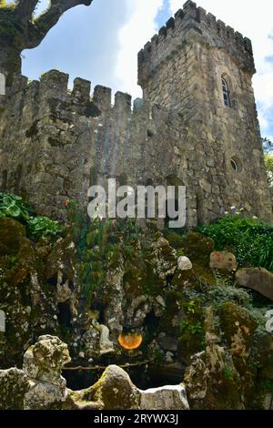 Quinta da Regaleira - ein Schloss in Sintra Stockfoto
