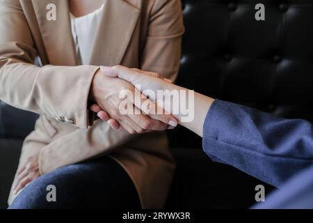 Image-Business-Handshake. Geschäftspartnerschaft Meeting erfolgreiches Konzept. Stockfoto