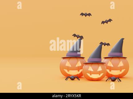 Happy Halloween Hintergrundbanner Stockfoto