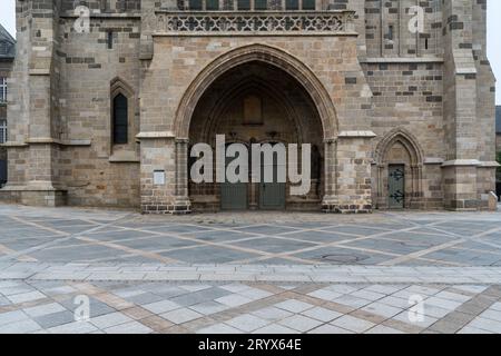 Kathedrale Saint-Paul Aurelien in Saint-Pol-de-Leon, Bretagne Stockfoto