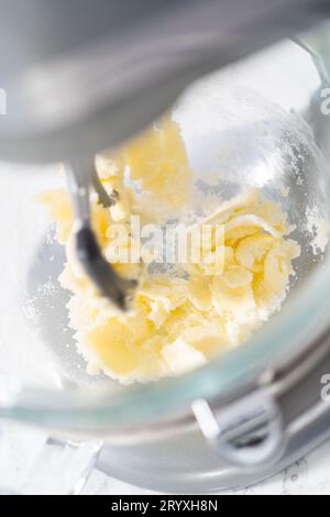 Zitronenkeks mit weißer Schokolade Stockfoto
