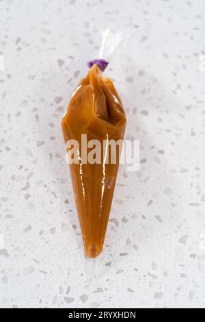 Dulce de Leche Cupcakes Stockfoto