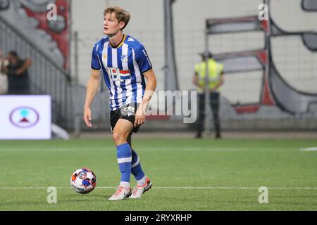 Maastricht, Niederlande. Oktober 2023. Maastricht, Niederlande 02. Oktober 2023: Keuken Kampioen Divisie - 2023/2024 - MVV Maastricht gegen FC Eindhoven im Bild: Luuk Wouters (FC Eindhoven) Credit: dpa/Alamy Live News Stockfoto