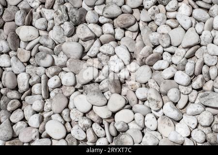 Seesteine. Hochauflösender Hintergrund von Kieseln. Stockfoto