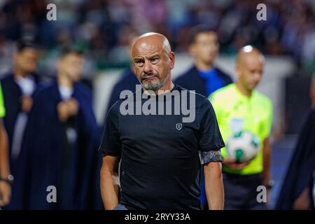 X während des Spiels der Liga Portugal Betclic 23/24 zwischen SC Farense und Sporting CP im Estadio de Sao Luis, Faro. (Maciej Rogowski) Stockfoto