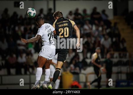 Pastor, Paulinho während des Liga Portugal Betclic 23/24 Spiel zwischen SC Farense und Sporting CP im Estadio de Sao Luis, Faro. (Maciej Rogowski) Stockfoto