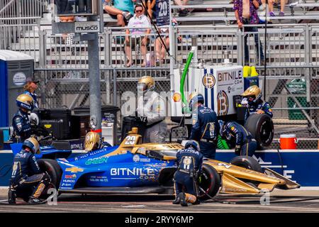 INDYCAR Series 2023: HY-Vee INDYCAR Race Weekend Ed Carpenter Racing Chevrolet Stockfoto