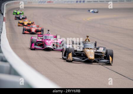 INDYCAR Series 2023: HY-Vee INDYCAR Race Weekend Ed Carpenter Racing Chevrolet Stockfoto