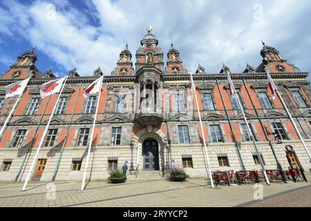 Das ehemalige Rathaus von Malmö bei Stortorget in der historischen Altstadt. Malmö, Schweden. Stockfoto