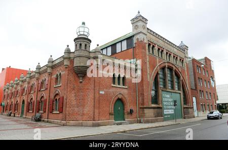 Das Museum für Moderne Kunst in der Altstadt von Malmö, Schweden. Stockfoto