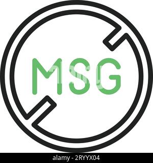 Vektorbild des Meldungssymbols. Stock Vektor