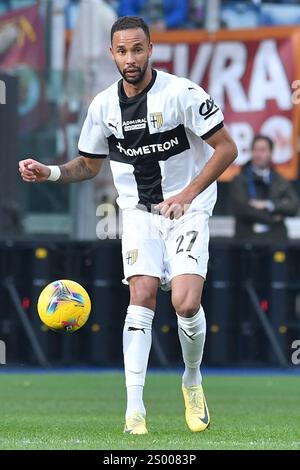 Rom, Latium. Dezember 2024. Hernani während des Spiels der Serie A zwischen Roma und Parma im Olympiastadion, Italien, 22. Dezember 2024. Gutschrift: massimo insabato/Alamy Live News Stockfoto