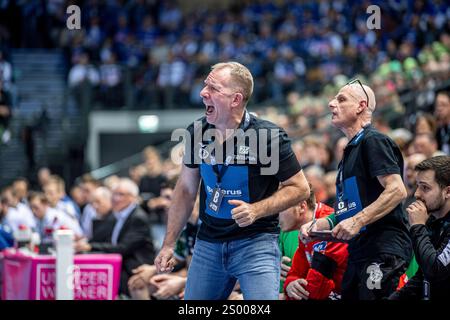 Wetzlar, Deutschland. Dezember 2024. Frank Carstens (HSG Wetzlar) Handball-Bundesliga; HSG Wetzlar - VfL Gummersbach: Wetzlar, 22.12.24 Credit: dpa/Alamy Live News Stockfoto