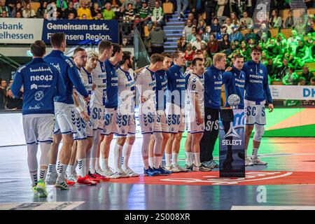 Wetzlar, Deutschland. Dezember 2024. VfL Gummersbach Handball Bundesliga; HSG Wetzlar - VfL Gummersbach: Wetzlar, 22.12.24 Credit: dpa/Alamy Live News Stockfoto