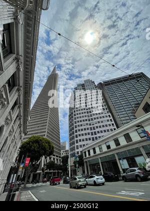 Transamerica Pyramid in San Francisco, Kalifornien Stockfoto