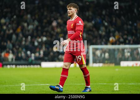 London, Großbritannien. Dezember 2024. Harvey Elliott aus Liverpool während des Spiels Tottenham Hotspur FC gegen Liverpool FC English Premier League im Tottenham Hotspur Stadium, London, England, Vereinigtes Königreich am 22. Dezember 2024 Credit: Every Second Media/Alamy Live News Stockfoto