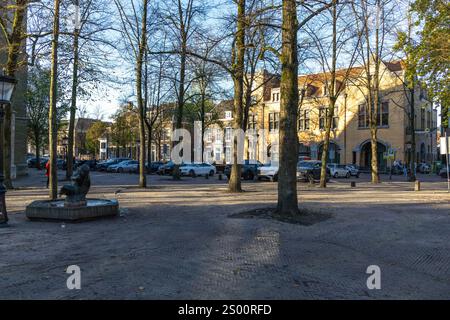 Utrecht, Niederlande 3. November 2024. Der Janskerkhof ist einer der ältesten Teile Utrechts. In römischer Zeit flossen hier Rhein und Vecht. Stockfoto