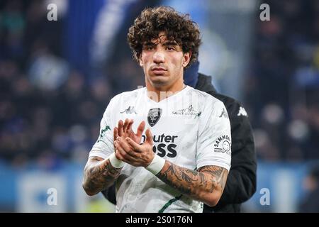 Bergamo, Italie. Dezember 2024. Luca MARIANUCCI von Empoli während des italienischen Meisterschaftsspiels Serie A zwischen Atalanta BC und Empoli FC am 22. Dezember 2024 im Gewiss Stadium in Bergamo, Italien - Foto Matthieu Mirville (F Bertani)/DPPI Credit: DPPI Media/Alamy Live News Stockfoto