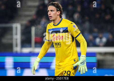 Bergamo, Italien, Italien. Dezember 2024. Marco CARNESECCHI von Atalanta während des Spiels der Serie A zwischen Atalanta BC und Empoli FC im Gewiss Stadio di Bergamo am 22. Dezember 2024 in Bergamo, Italien. (Kreditbild: © Matthieu Mirville/ZUMA Press Wire) NUR REDAKTIONELLE VERWENDUNG! Nicht für kommerzielle ZWECKE! Stockfoto