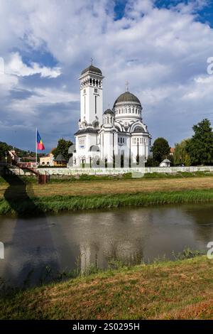 SIGHISOARA (RUMÄNIEN) - die Dreifaltigkeitskirche (Biserica 'Sfânta Treime') im historischen Zentrum von Sighișoara Stockfoto