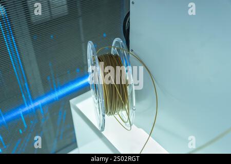 3D-Druck-Filamente, Progressive moderne additive Technologie Stockfoto
