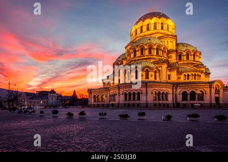 St. Alexander Nevsky Kathedrale, Sofia, Bulgarien Stockfoto