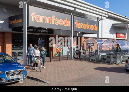 Congleton Retail Park Stockfoto