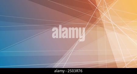 Bunte 3D Moderne Art Dreieck geformt durchscheinend überlagernde geometrische Formen Muster, gebrochener Glaseffekt, abstrakter futuristischer Vektor-Hintergrund, Stock Vektor