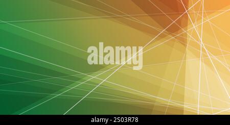 Bunte moderne Art-Dreieck-förmige durchscheinende überlagerte Ebenen, geometrische Formen und Linienmuster - abstrakter futuristischer Verlaufsvektor-Hintergrund Stock Vektor