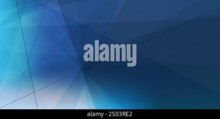 Bunte moderne Art Dreieck geformt durchscheinende überlagernde Ebenen, geometrische Formen und Linienmuster - abstrakter futuristischer Verlauf Vektor Backgrou Stock Vektor