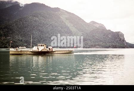 Raddampfer „Kaiser Franz Josef“, St. Gilgen, Wolfgangsee Wolfgangsee, Österreich, Europa 1960 Stockfoto