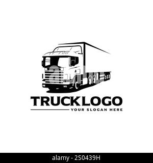 Truck-Logo-Design modern einfach Stock Vektor