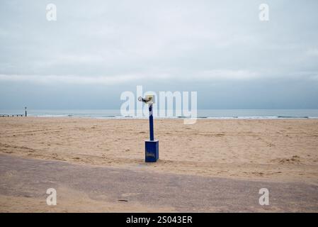 Bournemouth-Strand im winter Stockfoto