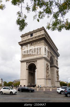 Arc de Triomphe Paris, Frankreich Stockfoto
