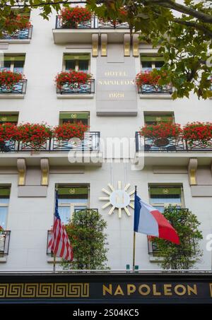 Hotel Napoleon Av de Friedland, Paris, Frankreich Stockfoto