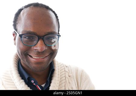 Mann mit ausdrucksstarkem Gesicht Stockfoto