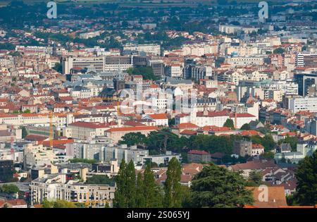 Frankreich, Puy-de-Dome (63), Stadt Clermont-Ferrand, Chamalières, Blick vom belvedere von pierre carrée Stockfoto