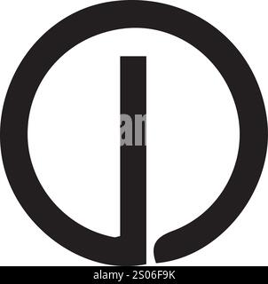 Vektor bunte Buchstaben-, Schriftart-, Alphabet-Logodesigns Stock Vektor