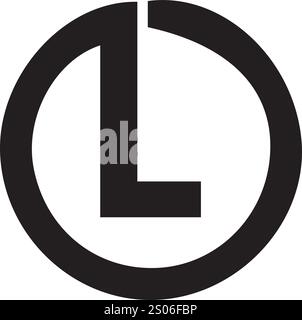 Vektor bunte Buchstaben-, Schriftart-, Alphabet-Logodesigns Stock Vektor