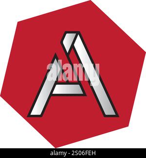 Vektor bunte Buchstaben-, Schriftart-, Alphabet-Logodesigns Stock Vektor